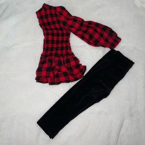 Kids Buffalo Plaid Outfit